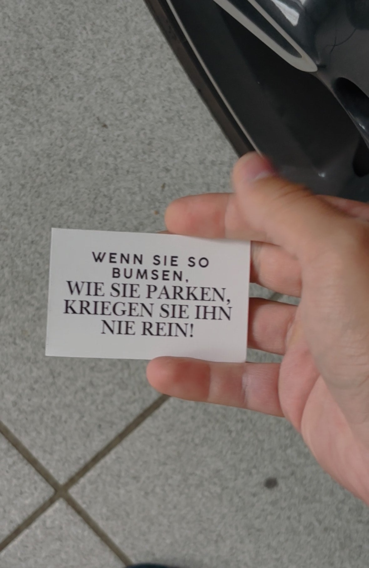 15x 200 € Scherz-Parkkarte – Der frechste Zettel für miese Parker!